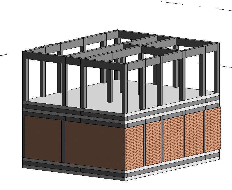 Modelo estructural de edificación